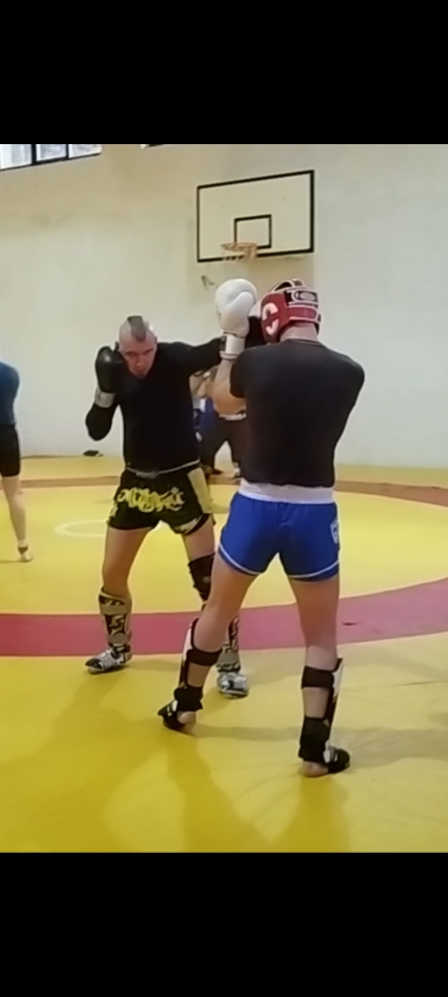 Seweryn Liebersbach im Kickboxkampf